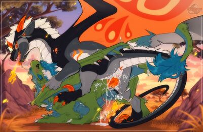 Savanna Haze
art by cocodrops
Keywords: dragon;male;feral;M/M;penis;from_behind;anal;spooge;cocodrops