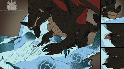 Feeling The Prince's Claw
art by dahurg_the_dragon
Keywords: videogame;world_of_warcraft;wrathion;dragon;dragoness;male;female;feral;M/F;cloaca;missionary;cloacal_penetration;footjob;masturbation;closeup;spooge;dahurgthedragon
