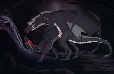 Hot Cave
art by darkdragon009 and Bl_darksoul
Keywords: dragon;dragoness;male;female;feral;M/F;penis;from_behind;vaginal_penetration;spooge;darkdragon009;Bl_darksoul