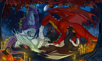 Forest Orgy
art by darkforestt and fridaflame
Keywords: dragon;male;feral;M/M;orgy;penis;from_behind;anal;oral;spooge;darkforestt;fridaflame