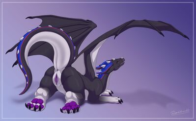 Her Favorite Position
art by darkforestt
Keywords: dragoness;female;feral;solo;vagina;presenting;darkforestt