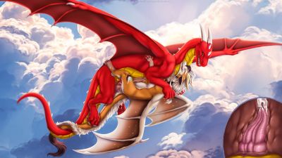 Flying High
art by dead.akira
Keywords: dragon;male;feral;M/M;penis;hemipenis;missionary;double_penetration;anal;internal;spooge;dead.akira