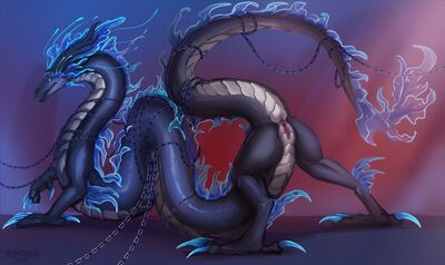 Ao Run
art by deanosaior
Keywords: eastern_dragon;dragoness;female;feral;solo;bondage;vagina;presenting;deanosaior