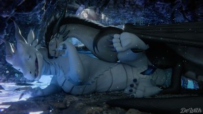 Warm Wyvern Blanket
art by dewith
Keywords: dragon;dragoness;wyvern;male;female;feral;M/F;penis;spoons;vaginal_penetration;dewith