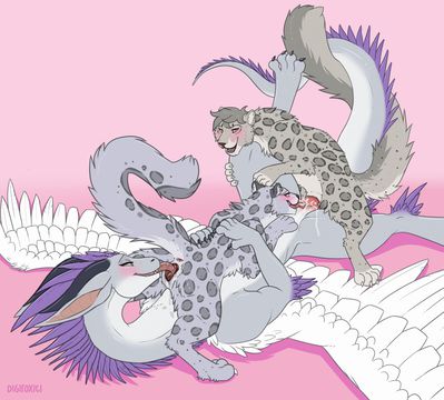 Fun For Three
art by digitoxici
Keywords: dragoness;furry;feline;leopard;male;female;feral;M/F;threeway;penis;vagina;lesbian;oral;missionary;vaginal_penetration;spooge;digitoxici