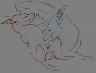ArcticStalker Sketch (Wings_of_Fire)
art by dino-artisan
Keywords: wings_of_fire;nightwing;icewing;hybrid;darkstalker;prince_arctic;dragon;male;feral;M/M;penis;oral;69;incest;dino-artisan