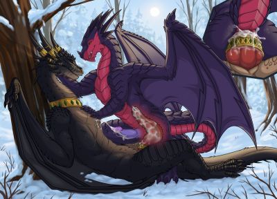Dragon Forest (messy)
art by dirty.paws and darkforest
Keywords: dragon;wyvern;male;feral;M/M;penis;cowgirl;anal;closeup;spooge;dirty.paws;darkforestt