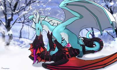 Dragon Kisses
art by dirty.paws and herpydragon
Keywords: dragon;male;feral;M/M;penis;cowgirl;docking;spooge;dirty.paws;herpydragon