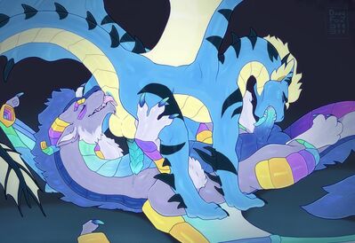 A Sweet Treat
art by dirtyfox911911
Keywords: dragon;male;feral;M/M;penis;oral;69;anal;rimjob;spooge;dirtyfox911911