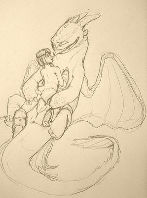 Astrid Riding Toothless
art by dirtyfox911911
Keywords: beast;how_to_train_your_dragon;httyd;night_fury;toothless;dragon;male;anthro;human;woman;female;M/F;penis;cowgirl;vaginal_penetration;dirtyfox911911