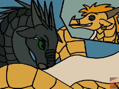 Qibli and Moonwatcher (Wings_of_Fire).gif
art by divas
Keywords: video;animated_gif;wings_of_fire;nightwing;sandwing;qibli;moonwatcher;dragon;dragoness;male;female;feral;M/F;penis;oral;divas