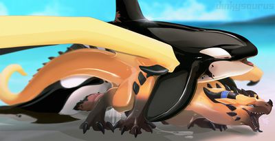 Squish
art by dnk-anais
Keywords: dragon;furry;cetacean;orca;male;feral;M/M;penis;from_behind;anal;spooge;beach;dnk-anais