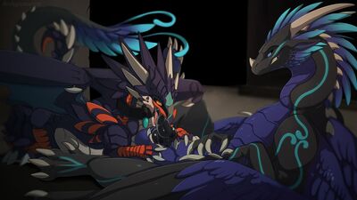 Enostyl and DNK
art by dnk-anais
Keywords: dragon;dragoness;male;female;feral;M/F;penis;oral;spooge;dnk-anais