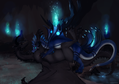 Drakes Mating
art by dradmon
Keywords: dragon;male;feral;M/M;missionary;anal;spooge;dradmon