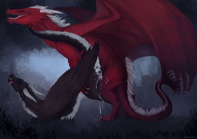 Balasar and Whiro Mating
art by dradmon
Keywords: dragon;dragoness;male;female;feral;M/F;penis;from_behind;vaginal_penetration;spooge;dradmon