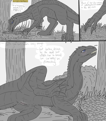 Allosaurus Mating Comic
art by dragonsaviour
Keywords: comic;dinosaur;theropod;allosaurus;female;feral;solo;vagina;presenting;dragonsaviour
