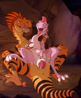 Ruby Cave (messy)
art by Draigar_FireCrystal
Keywords: cartoon;land_before_time;lbt;dinosaur;theropod;raptor;oviraptor;male;female;feral;M/F;penis;reverse_cowgirl;vaginal_penetration;spooge;Draigar_FireCrystal