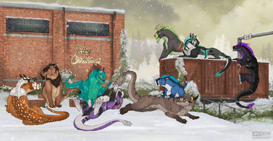 Felky Christmas
art by drake1dragon
Keywords: dragon;felkin;male;feral;solo;sheath;suggestive;drake1dragon