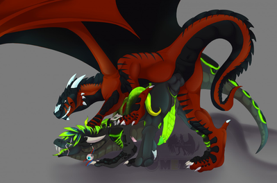 Dragon Sex
art by dreyk-daro and omez
Keywords: dragon;male;feral;M/M;penis;from_behind;anal;dreyk-daro;omez
