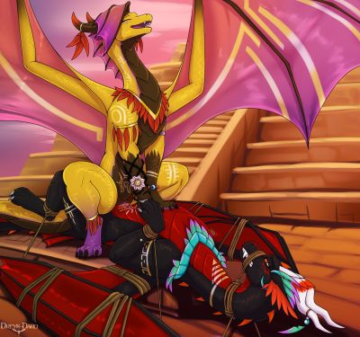 Temple
art by dreyk_daro
Keywords: dragon;dragoness;male;female;feral;M/F;bondage;penis;cowgirl;vaginal_penetration;dreyk-daro