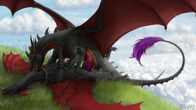 My Pet and I
art by dsw7
Keywords: dragon;male;feral;M/M;penis;missionary;anal;spooge;dsw7