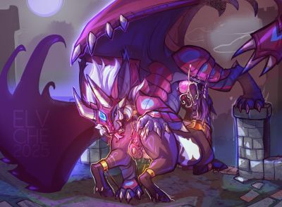 His Toy
art by elvche
Keywords: dragon;furry;equine;horse;unicorn;male;female;feral;M/F;bondage;penis;vagina;69;oral;spooge;elvche