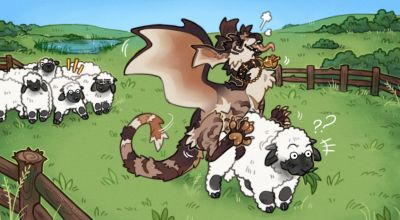 Farm Fun
art by FernSigillum
Keywords: dragon;furry;sheep;male;female;feral;M/F;from_behind;suggestive;FernSigillum