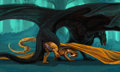 Mating With Temeraire
art by flamespitter
Keywords: dragon;dragoness;temeraire;male;female;feral;M/F;penis;from_behind;vaginal_penetration;spooge;flamespitter