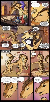 Bones (Wings_of_Fire)
art by flawseer
Keywords: comic;wings_of_fire;sandwing;princess_blister;princess_burn;dragoness;female;feral;solo;humor;non-adult;flawseer