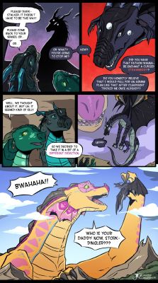 Kaiju (Wings_of_Fire)
art by flawseer
Keywords: comic;wings_of_fire;seawing;rainwing;nightwing;icewing;hybrid;turtle;kinkajou;darkstalker;dragon;dragoness;male;female;feral;solo;non-adult;flawseer