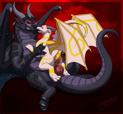 Obey the Nightwing 2 (Wings_of_Fire)
art by fr0stbit3
Keywords: wings_of_fire;nightwing;dragon;male;feral;M/M;penis;cowgirl;anal;spooge;fr0stbit3