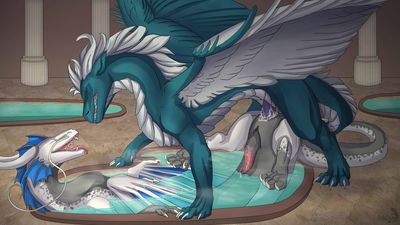 Eastern Dragon Drakes
art by fridaflame
Keywords: eastern_dragon;dragon;male;feral;M/M;penis;missionary;anal;spooge;fridaflame