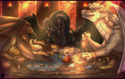 Scheming (Wings_of_Fire)
art by frostthewolf
Keywords: wings_of_fire;nightwing;sandwing;dragon;feral;solo;non-adult;frostthewolf