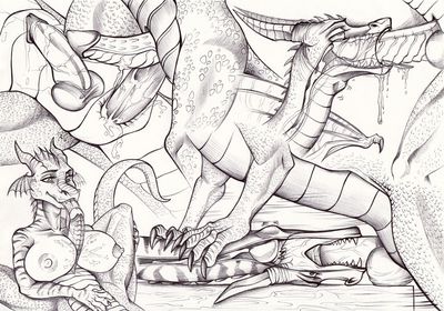 Dragon Mating Sketches 2
art by furrypur
Keywords: dragon;dragoness;male;female;feral;anthro;breasts;M/F;M/M;penis;oral;anal;missionary;tittyfuck;masturbation;internal;spooge;furrypur