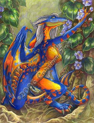 Garden Dragoness
art by caribou
Keywords: dragoness;female;anthro;breasts;solo;caribou