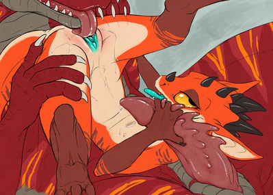 Stardragon x Citrus
art by flamespitter
Keywords: dungeons_and_dragons;dragon;kobold;dragoness;male;female;feral;anthro;M/F;penis;vagina;oral;69;vaginal_penetration;spooge;flamespitter