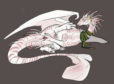 Whitewillow Spread
art by flamespitter
Keywords: dragoness;female;feral;solo;vagina;spread;spooge;flamespitter