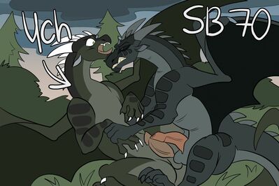 Lesson From Morrowseer (Wings_of_Fire)
art by gdem
Keywords: wings_of_fire;nightwing;morrowseer;dragon;male;feral;M/M;penis;missionary;masturbation;gdem