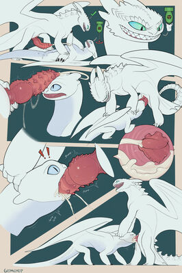 Vyr vs Nubless 2
art by glimchips05
Keywords: how_to_train_your_dragon;httyd;night_fury;nubless;dragon;dragoness;male;female;feral;M/F;penis;oral;closeup;ejaculation;spooge;glimchips05