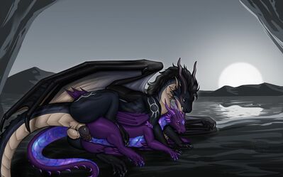 Moonlight Mating
art by gorchitsa
Keywords: dragon;dragoness;male;female;feral;M/F;penis;spoons;vaginal_penetration;gorchitsa