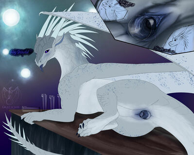Lynx and Dildo 2 (Wings_of_Fire)
art by gray-scales
Keywords: wings_of_fire;icewing;lynx;dragoness;female;feral;solo;dildo;vaginal_penetation;closeup;spooge;gray-scales