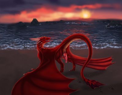 On The Beach
art by greydragonofthenorth
Keywords: dragon;male;feral;solo;penis;beach;greydragonofthenorth