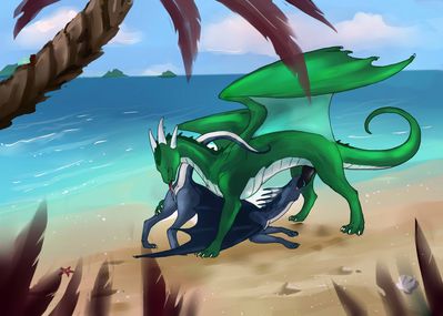 Beach Fun
art by gryph000
Keywords: dragon;dragoness;male;female;feral;M/F;penis;vagina;oral;beach;gryph000