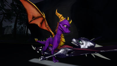 spyro and cynder mating animation