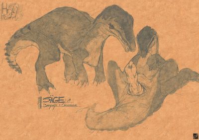 Baryonyx
art by HDYLY
Keywords: dinosaur;theropod;baryonyx;male;feral;solo;penis;HDYLY