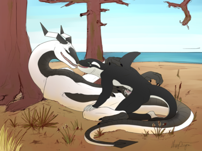 Making Hybrids 0.5
art by herpydragon
Keywords: dragoness;female;feral;furry;cetacean;orca;male;anthro;M/F;penis;missionary;vaginal_penetration;spooge;beach;herpydragon