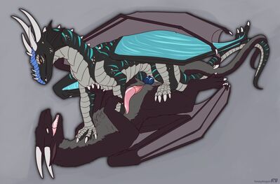 Drakes Mating
art by herpydragon
Keywords: dragon;male;feral;M/M;penis;missionary;anal;herpydragon