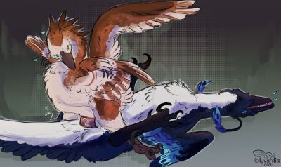 Raptor Ride
art by hollyvardia
Keywords: dinosaur;theropod;raptor;male;female;feral;M/F;penis;reverse_cowgirl;vaginal_penetration;spooge;hollyvardia