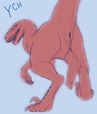 Raptor Sketch
art by homogenousrule
Keywords: dinosaur;theropod;raptor;deinonychus;male;feral;solo;penis;homogenousrule