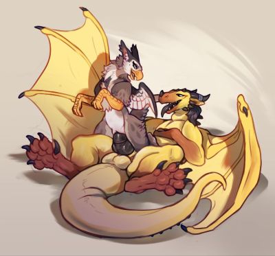 A Bird in the Lap
art by hoot
Keywords: dragon;gryphon;male;female;feral;M/F;penis;reverse_cowgirl;vaginal_penetration;hoot